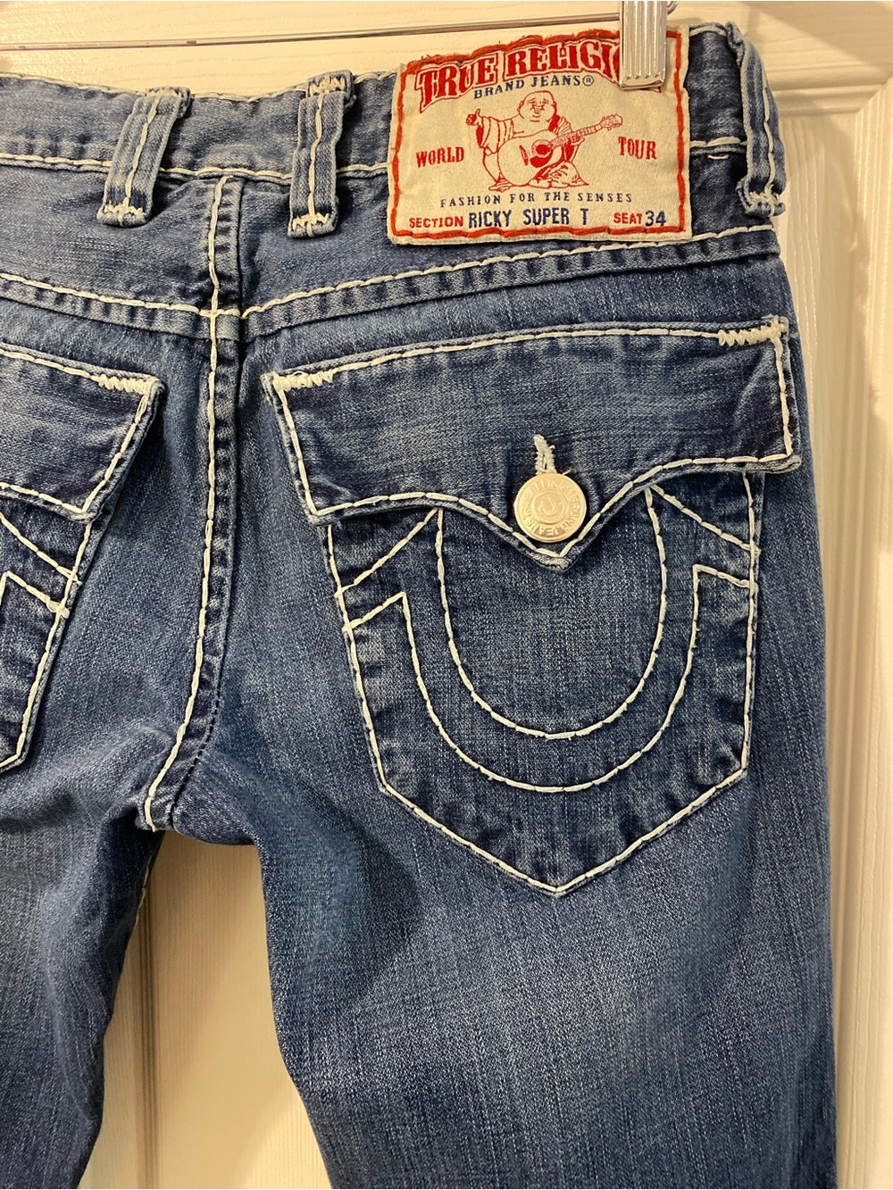 Vintage True Religion Ricky Super T Jeans - Size 30 (Made in USA) - Picture 10 of 15